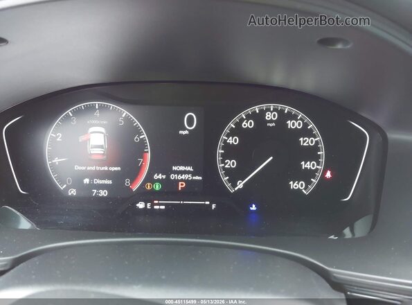 2HGFE2F51SH561107 2025 HONDA CIVIC Red Vista de los asientos traseros