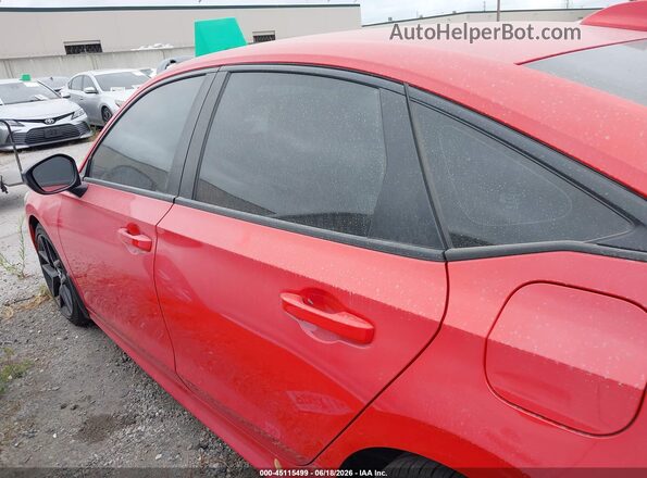 2HGFE2F51SH561107 2025 HONDA CIVIC Red Vista interior de 360 grados