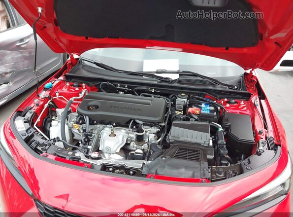 2HGFE2F51SH561107 2025 HONDA CIVIC Red Vista trasera