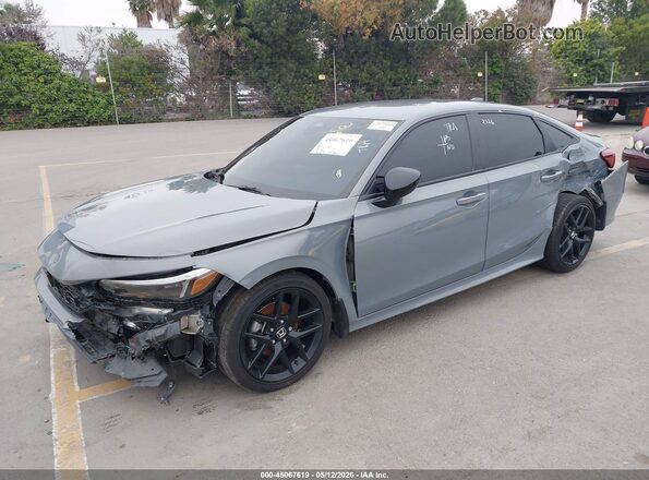 2HGFE2F51SH593507 2025 HONDA CIVIC Gray Przód lewy