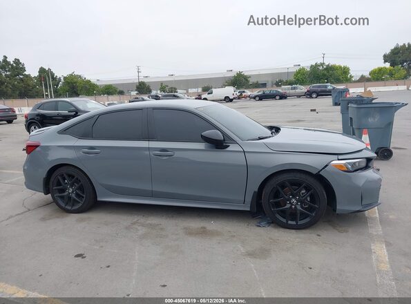 2HGFE2F51SH593507 2025 HONDA CIVIC Gray Widok wnętrza z tyłu