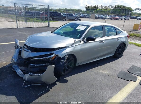 2HGFE2F51SH606921 2025 HONDA CIVIC Silver Przód lewy