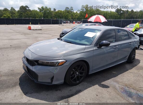 2HGFE2F51TH505797 2026 HONDA CIVIC Gray Front left