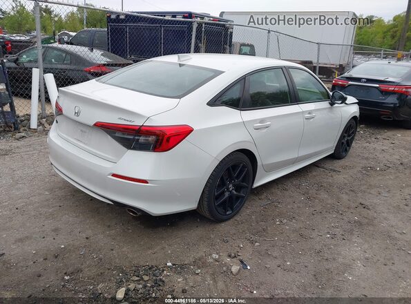 2HGFE2F52NH501700 2022 HONDA CIVIC White Trasero derecho