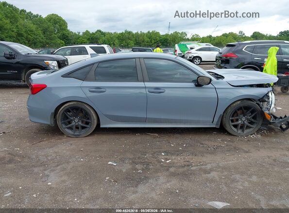 2HGFE2F52NH565929 2022 HONDA CIVIC Gray 