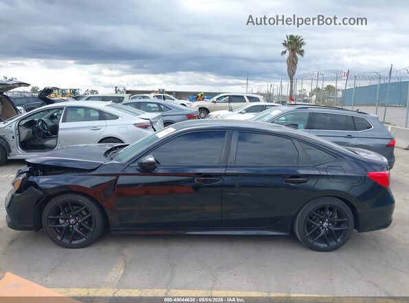2HGFE2F52PH554710 2023 HONDA CIVIC Black სალონის 360-გრადუსიანი ხედი