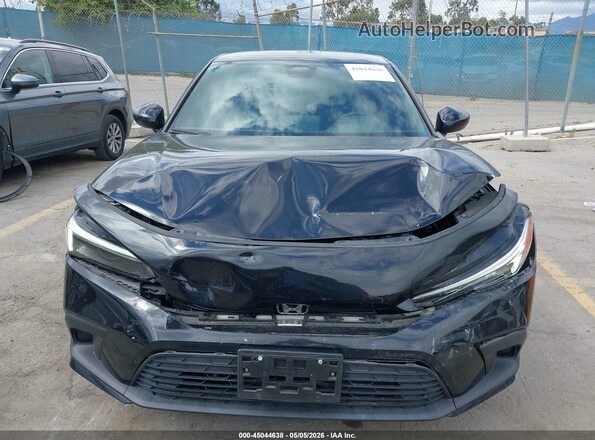 2HGFE2F52PH554710 2023 HONDA CIVIC Black ხელსაწყოთა პანელის ხედი