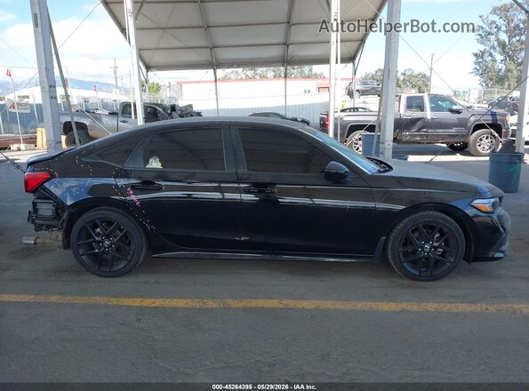 2HGFE2F52RH531768 2024 HONDA CIVIC Black Սալոնի հետևի տեսք