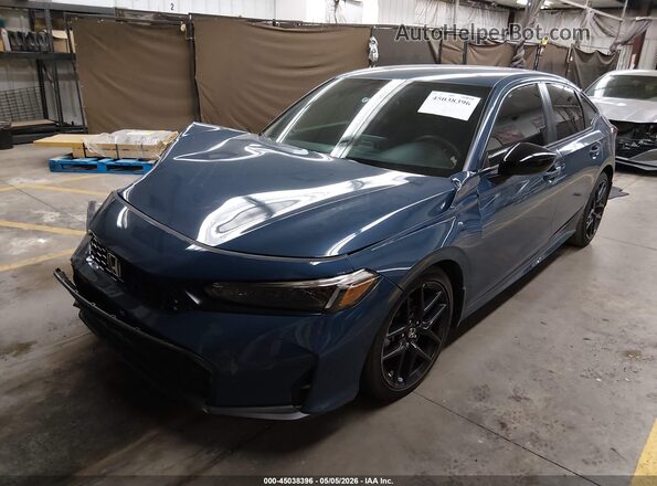 2HGFE2F52SH559298 2025 HONDA CIVIC Синий Передняя левая четверть