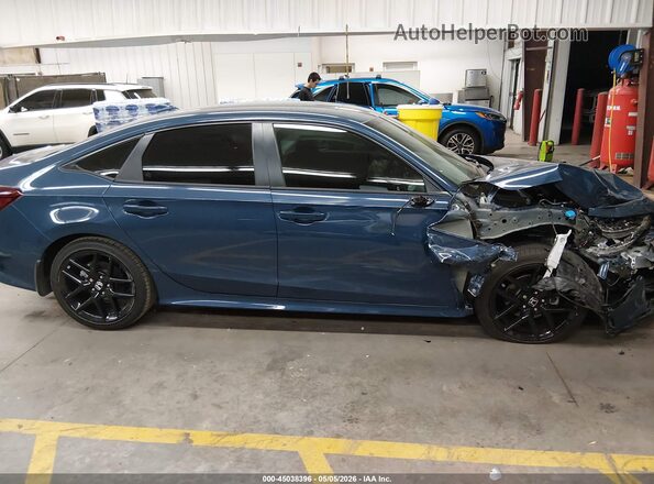 2HGFE2F52SH559298 2025 HONDA CIVIC Синий Вид задней части салона
