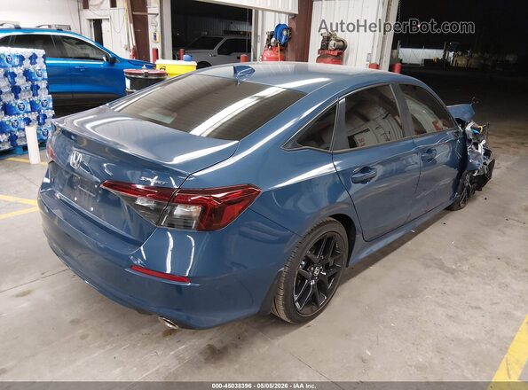 2HGFE2F52SH559298 2025 HONDA CIVIC Синий Задняя правая четверть
