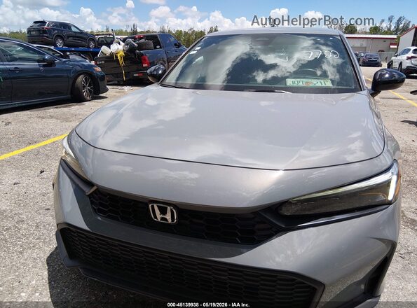2HGFE2F52SH577722 2025 HONDA CIVIC Gray Դիմացի տեսք