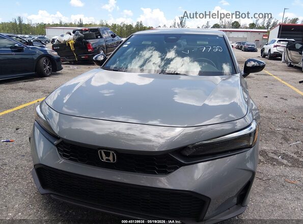 2HGFE2F52SH577722 2025 HONDA CIVIC Gray Սարքավորումների վահանակի տեսք