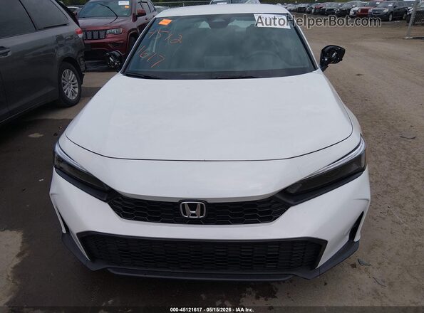 2HGFE2F52TH500219 2026 HONDA CIVIC White Widok zestawu wskaźników