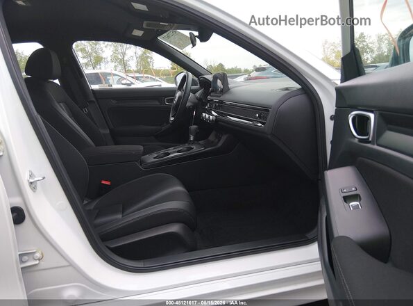 2HGFE2F52TH500219 2026 HONDA CIVIC White Widok wnętrza z przodu