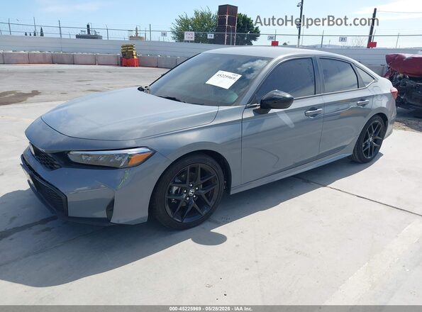 2HGFE2F52TH511172 2026 HONDA CIVIC Серый Передняя левая четверть