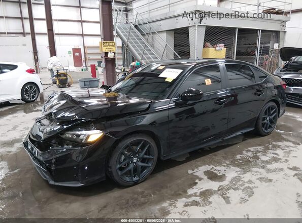 2HGFE2F52TH533351 2026 HONDA CIVIC Black წინა მარცხენა ხედი სამი მეოთხედიდან