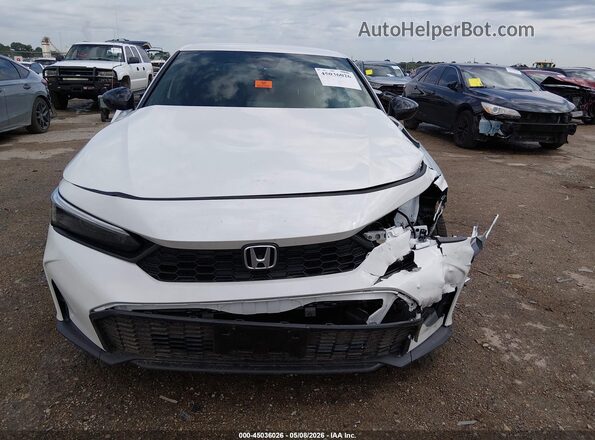 2HGFE2F52TH551218 2026 HONDA CIVIC White Widok zestawu wskaźników