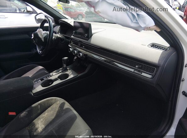 2HGFE2F53NH502340 2022 HONDA CIVIC White Front interior view