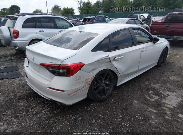 2HGFE2F53NH502340 2022 HONDA CIVIC White Rear right