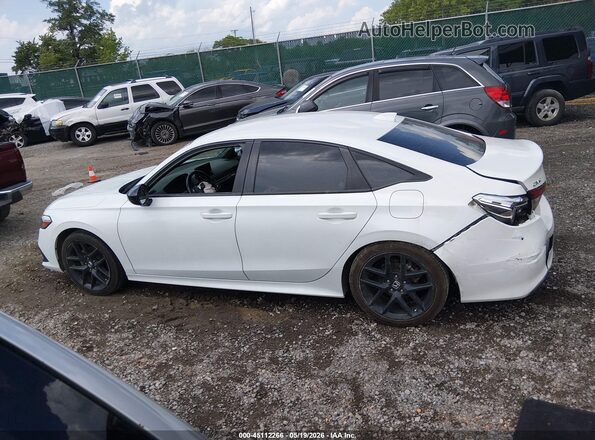 2HGFE2F53NH502340 2022 HONDA CIVIC White Rear interior view
