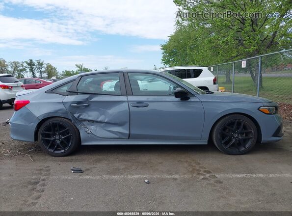 2HGFE2F53NH516920 2022 HONDA CIVIC Gray Widok wnętrza z tyłu