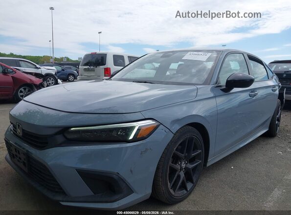 2HGFE2F53NH516920 2022 HONDA CIVIC Gray Widok z przodu