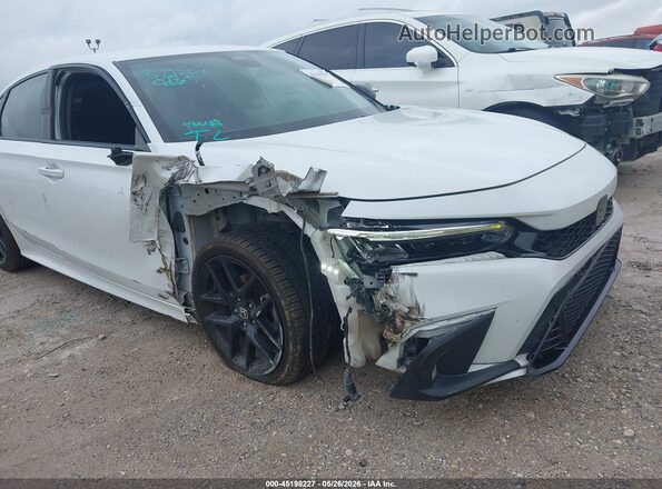 2HGFE2F53NH527982 2022 HONDA CIVIC White Դիմացի տեսք