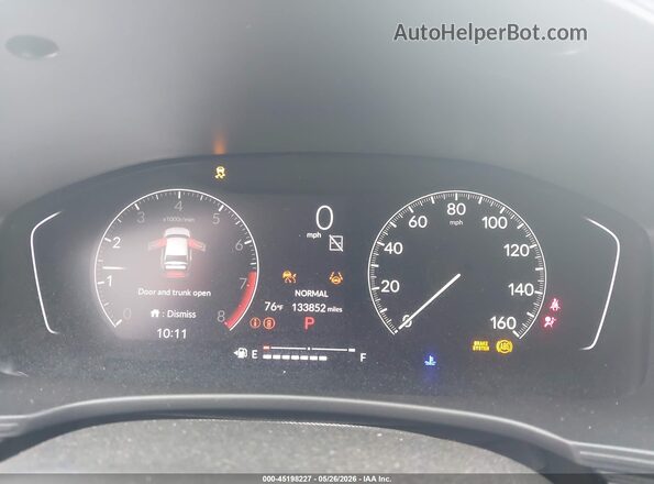 2HGFE2F53NH527982 2022 HONDA CIVIC White Հետևի նստատեղերի տեսք