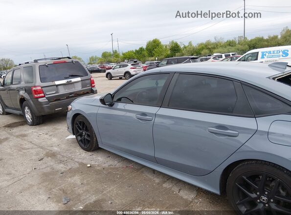 2HGFE2F53NH531708 2022 HONDA CIVIC Light Blue Панорамный вид салона 360°
