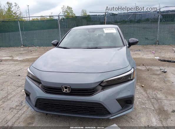 2HGFE2F53NH531708 2022 HONDA CIVIC Light Blue Вид щитка приборов