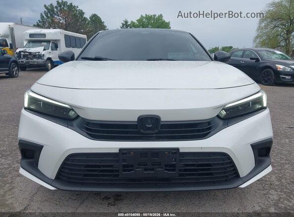 2HGFE2F53NH579466 2022 HONDA CIVIC White ხელსაწყოთა პანელის ხედი