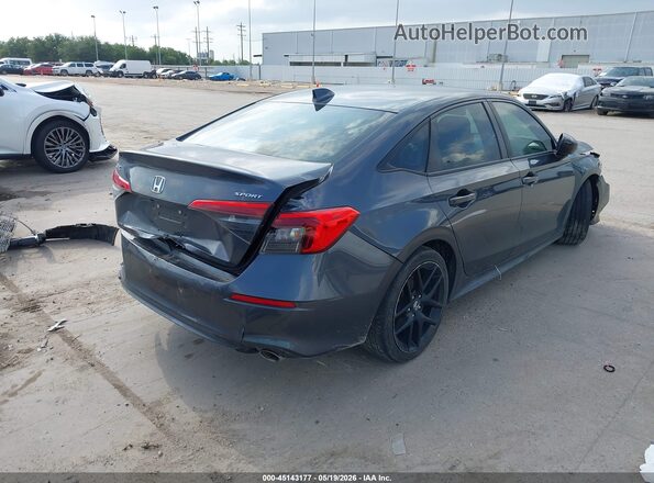 2HGFE2F53NH607217 2022 HONDA CIVIC Black Rear right