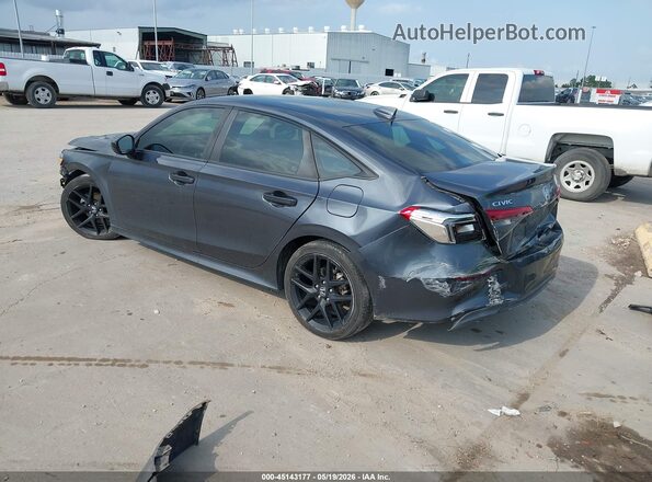 2HGFE2F53NH607217 2022 HONDA CIVIC Black Rear left