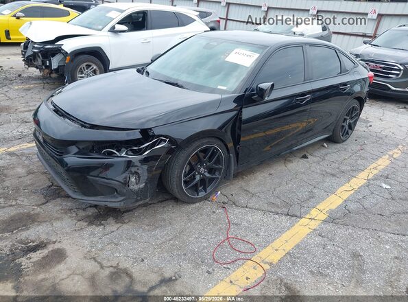 2HGFE2F53PH512546 2023 HONDA CIVIC Black Передня ліва чверть