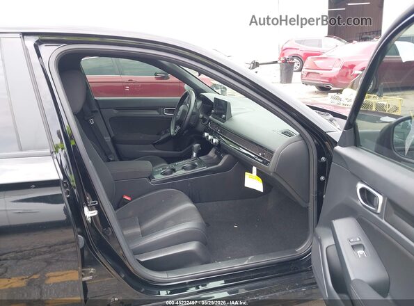 2HGFE2F53PH512546 2023 HONDA CIVIC Black Вид салону спереду
