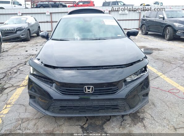 2HGFE2F53PH512546 2023 HONDA CIVIC Black Вид щитка приладів