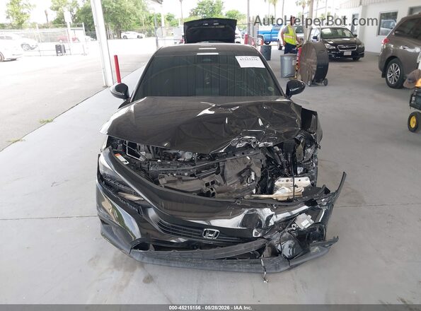 2HGFE2F53PH527841 2023 HONDA CIVIC Black Вид щитка приладів