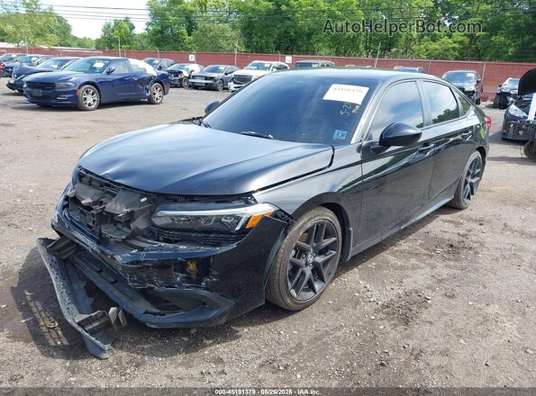 2HGFE2F53PH536281 2023 HONDA CIVIC Black Вид спереду