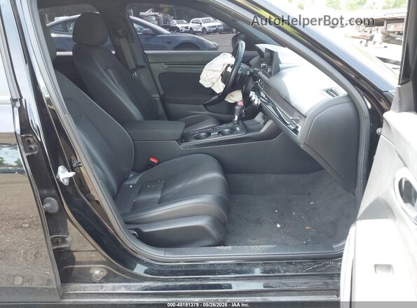 2HGFE2F53PH536281 2023 HONDA CIVIC Black Вид салону спереду