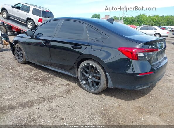 2HGFE2F53PH536281 2023 HONDA CIVIC Black Задня ліва чверть