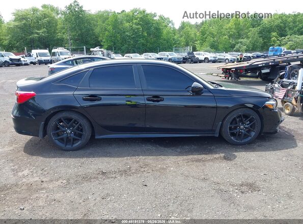2HGFE2F53PH536281 2023 HONDA CIVIC Black Вид задньої частини салону