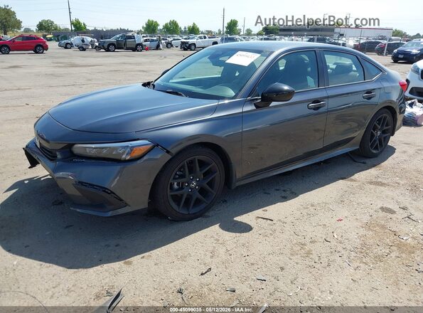 2HGFE2F53RH543377 2024 HONDA CIVIC Серый Передняя левая четверть