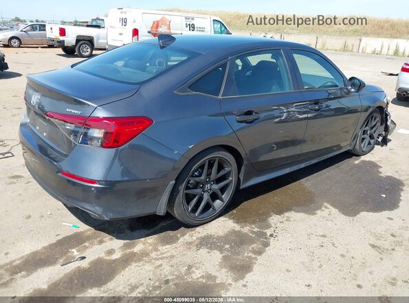 2HGFE2F53RH543377 2024 HONDA CIVIC Серый Задняя правая четверть