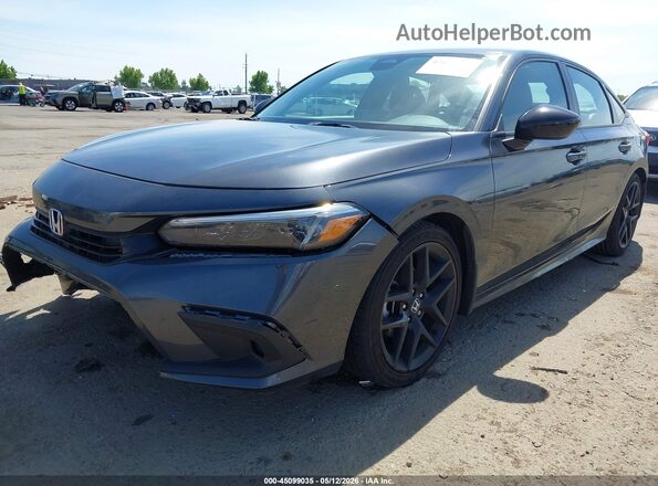 2HGFE2F53RH543377 2024 HONDA CIVIC Серый Вид спереди