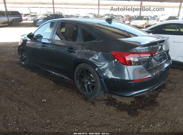 2HGFE2F53RH590117 2024 HONDA CIVIC Gray Trasero izquierdo