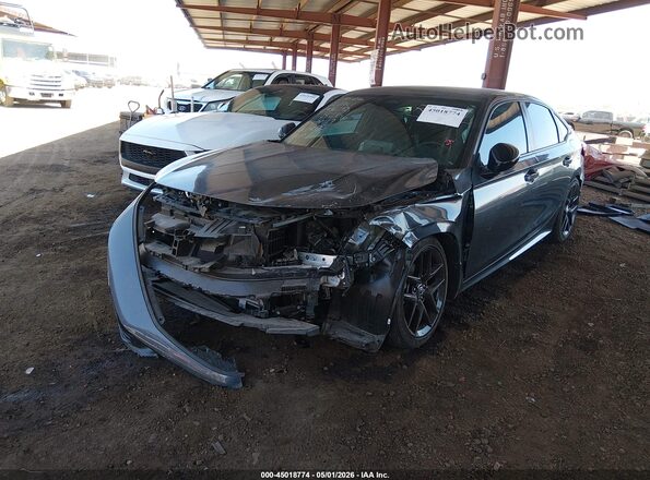 2HGFE2F53RH590117 2024 HONDA CIVIC Gray Vista tres cuartos delantera izquierda