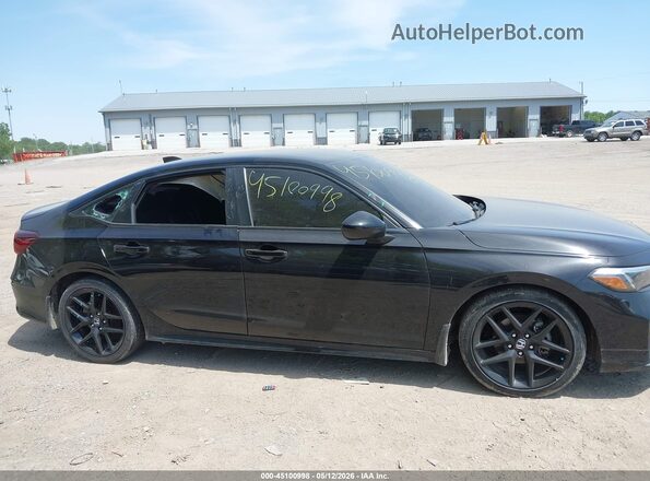 2HGFE2F53SH512684 2025 HONDA CIVIC Black უკანა სალონის ხედი