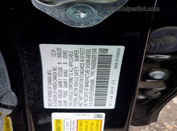 2HGFE2F53SH554269 2025 HONDA CIVIC Black 