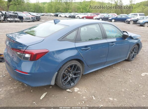 2HGFE2F53SH573128 2025 HONDA CIVIC Blue Հետևի աջ
